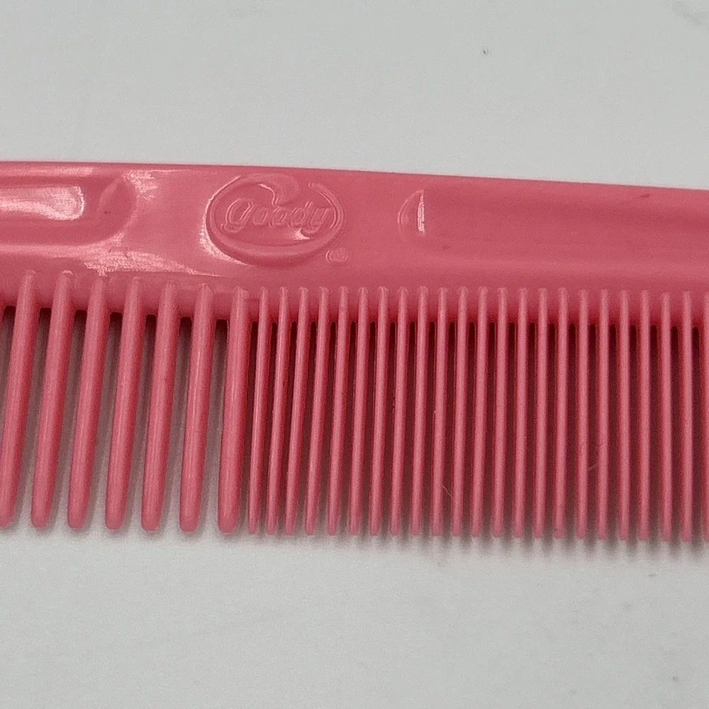 Vintage Goody  Dressing Hair Comb Pink 7
